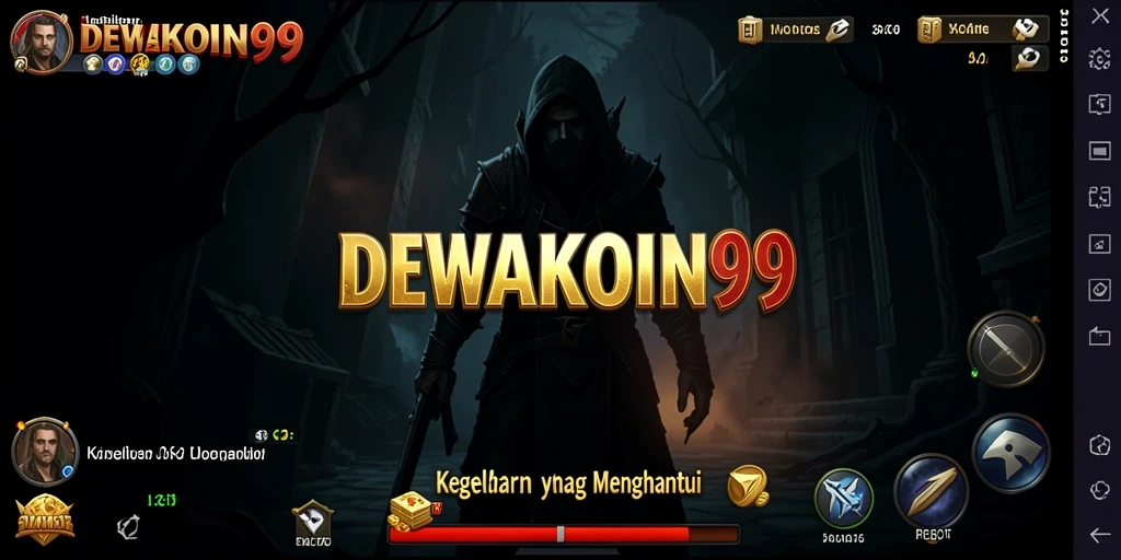 Tampilan mencekam dalam gameplay DEWAKOIN99 yang memikat.