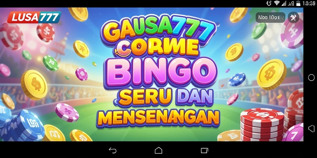 Gambaran gameplay seru dalam LUSA777 saat bermain Bingo.