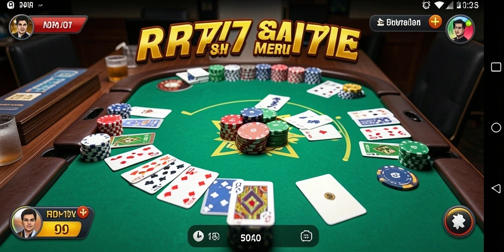 Tangkapan layar gameplay Gaple yang seru di RR777.