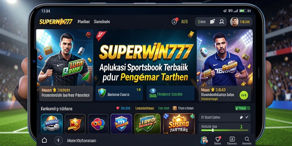 Gameplay menarik dari aplikasi Sportsbook SUPERWIN777.